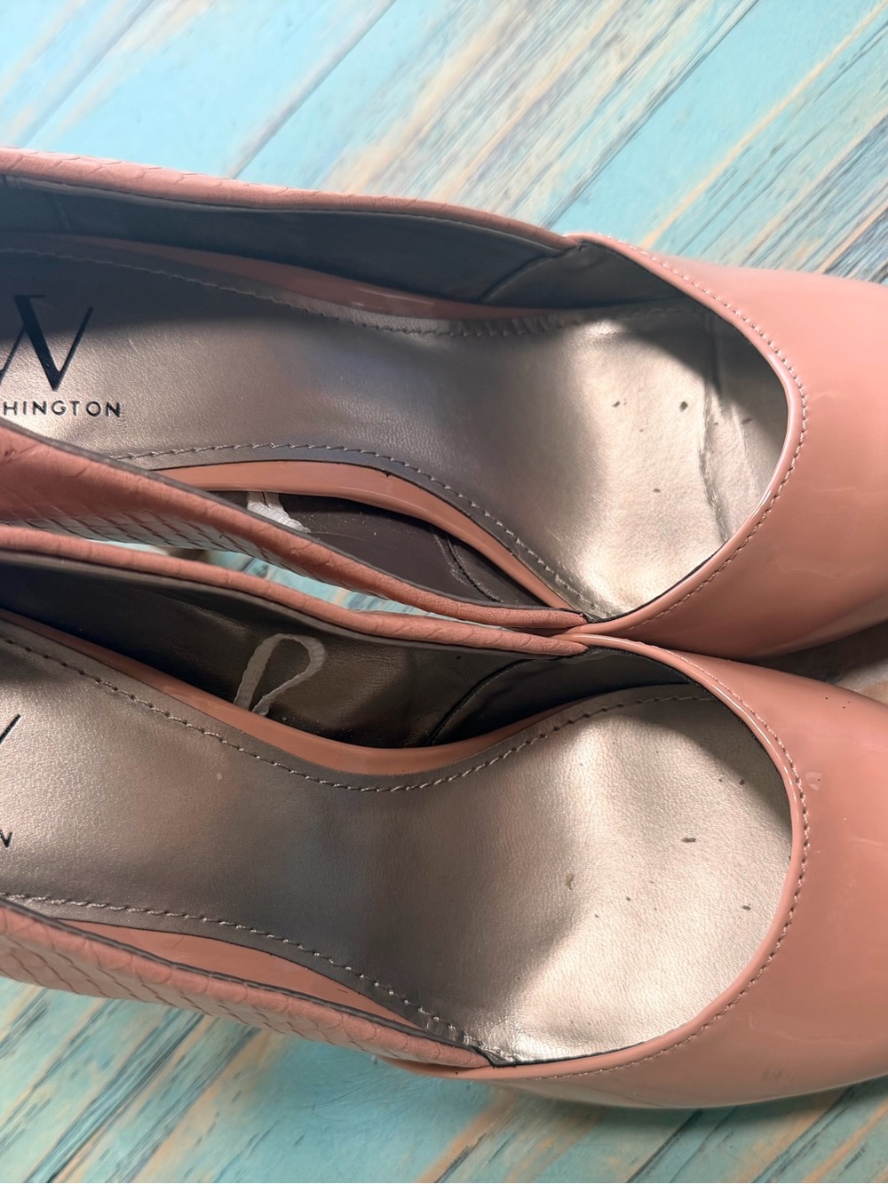 Worthington Womens Coral/pink stiletto heels size 7.5